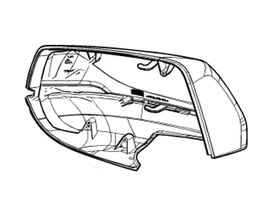 GM 22839657 Cover, Inside/Outside Rear View