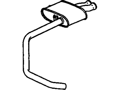 1989 Oldsmobile Cutlass Calais Exhaust Pipe - 22539311