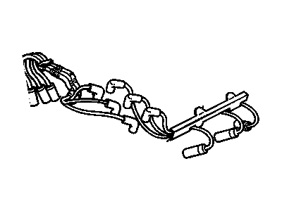 Pontiac Spark Plug Wires - 19171843