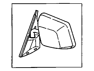 GM 15642571 Mirror Assembly, Rear Driver Side