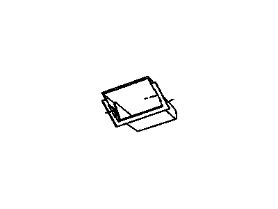 GM 15734755 Compartment, Roof Console, Front