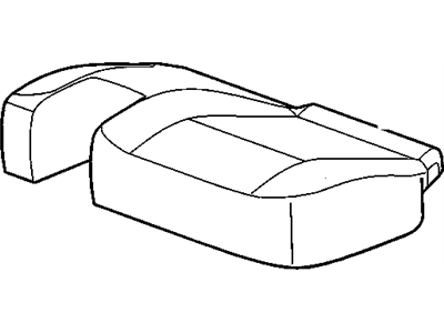GM 15933325 Cover, Ar9 - Front Bucket Seat, Rear