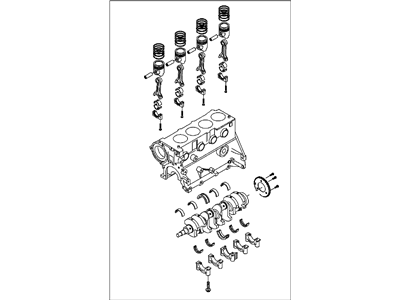 Chevy 93744119 Short Block