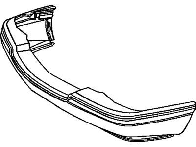 Cadillac DeVille Bumper - 3548206