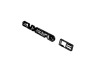 Pontiac Sunbird Emblem - 22580255