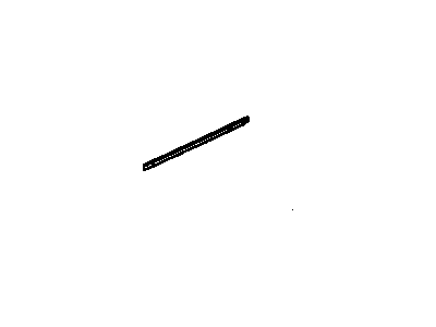 GM 25887093 Molding, Rear Side Door, Center, Carbon