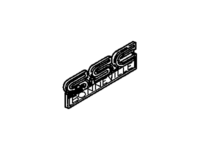 Pontiac Bonneville Emblem - 25661175