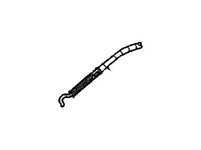 2006 Chevy Trailblazer Parking Brake Cable - 21996939