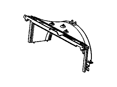 Pontiac Fan Shroud - 10065718