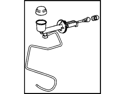 GMC Yukon XL 1500 Clutch Master Cylinder - 15033924