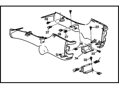 Oldsmobile Intrigue Center Console - 10414951
