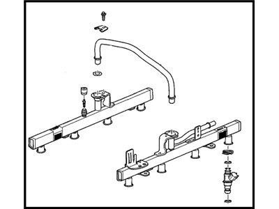 Chevy 12621662 Fuel Rail