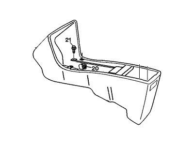 Chevy Lumina Center Console - 10279015