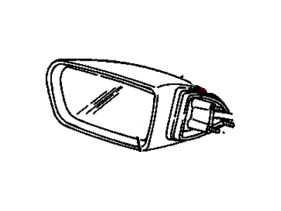 Pontiac Sunbird Side View Mirrors - 17800698