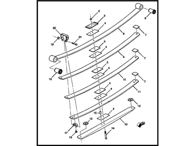 Chevy Leaf Spring - 23401102