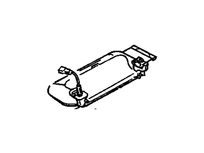 Oldsmobile 12506550 Visor