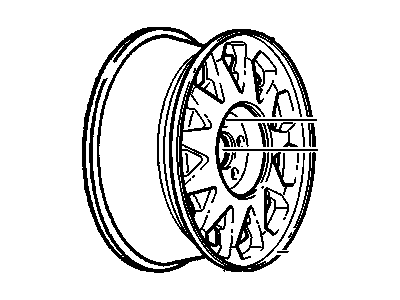 1999 Cadillac DeVille Spare Wheel - 9592893