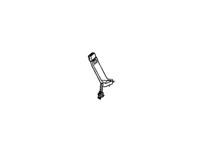 GM 15664460 Belt Kit, Av5 - Front High Back Bucket, Charcoal