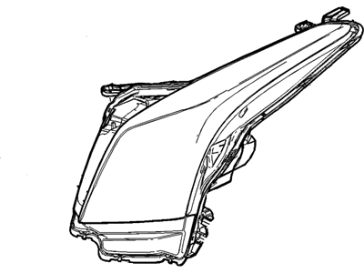 Cadillac 23180163 Composite Headlamp