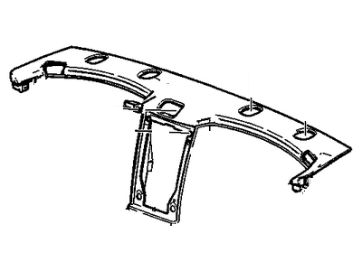 GM 15269316 Trim, Rear Seat To Back Window Panel