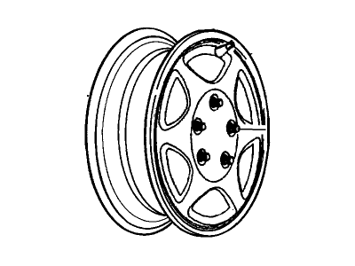 1999 Oldsmobile Cutlass Spare Wheel - 12363285