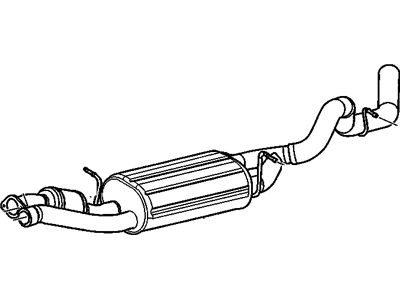 2005 Chevy Silverado 2500 HD Muffler - 15798954