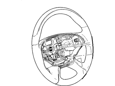Chevy 84105474 WHEEL,STEERING(INCLUDES 2,4,9,10)(BLACK)