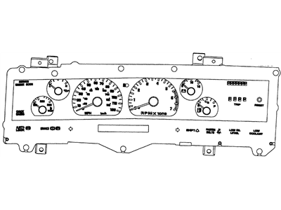 Oldsmobile Instrument Cluster - 16166513