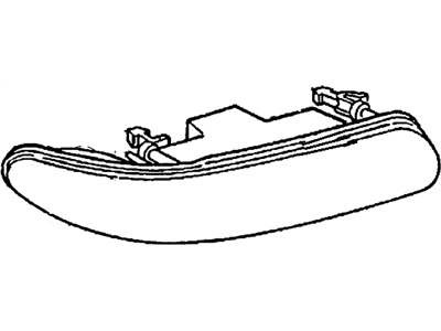 GM 19244694 Headlamp Assembly, Passenger Side