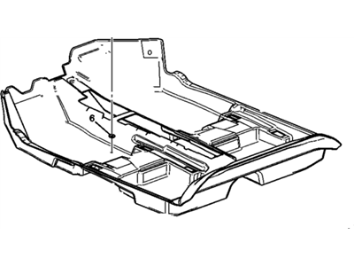 Chevy 95331969 CARPET,FLOOR PANEL(INCLUDES 6)(TITANIUM)