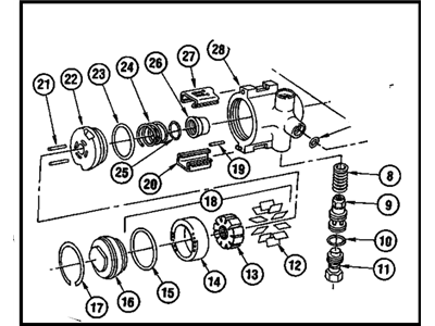 Pontiac Power Steering Pump - 26011973