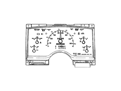 Chevy 16151234 BULB,INSTRUMENT CLUSTER(W/SOCKET)(1.2CP)(STAMPED 1234)(PC119, BLUE SOCKET)
