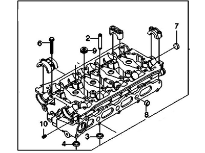 Chevy Aveo Cylinder Head - 96378691