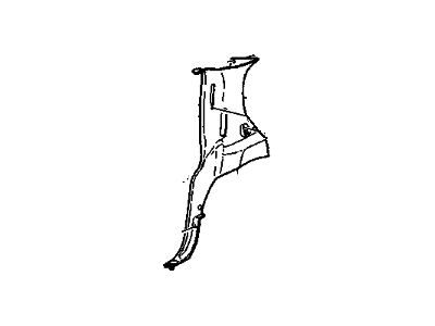 Chevy 15045346 Rear Pillar Trim