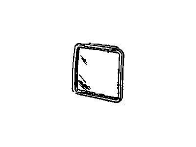 GMC 15590513 Door Glass