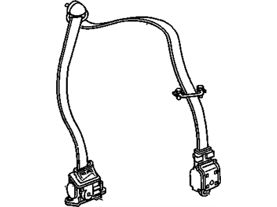 Buick 12533343 Seat Belt Assembly