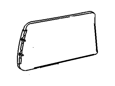 GM 10209983 Glass, Front