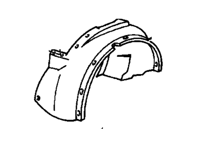 1992 Oldsmobile Toronado Fender Splash Shield - 20727009