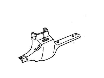 Chevy 10281810 Center Pillar Trim