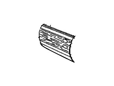 1985 Oldsmobile Cutlass Ciera Door Moldings - 10273926