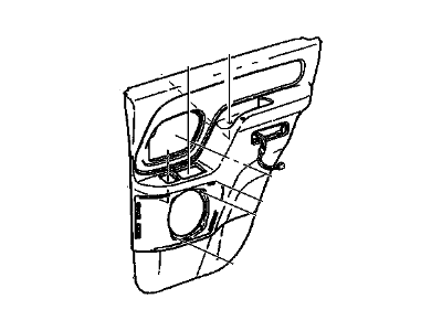 GM 15042854 Panel, Door Trim/Access