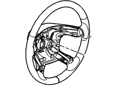 Cadillac Escalade Steering Wheel - 22947779