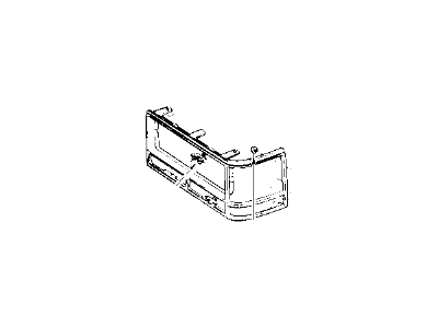 Cadillac 1628783 Headlamp Bezel