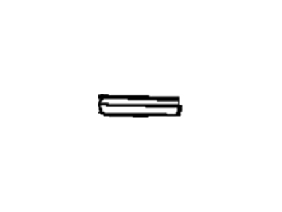 GMC S15 Jimmy Door Moldings - 12300650