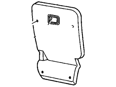 GM 14058161 Panel, Aj2 - Rear Jump Seat Cushion