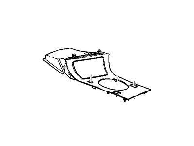 Oldsmobile 25728345 Trim Plate