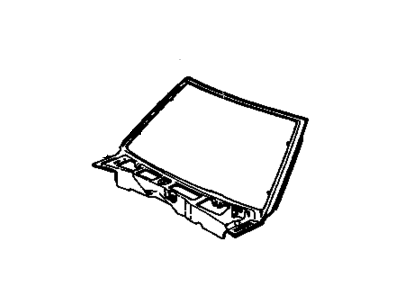 Chevy 14020303 Glass Panel