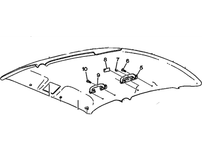 Oldsmobile 12538716 Headliner
