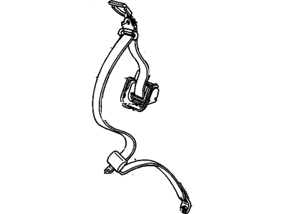 Oldsmobile 12381972 Rear Belt Assembly