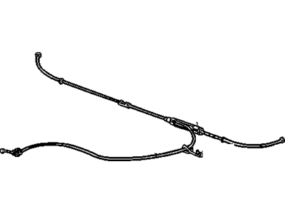 1989 Buick Skyhawk Parking Brake Cable - 22551341